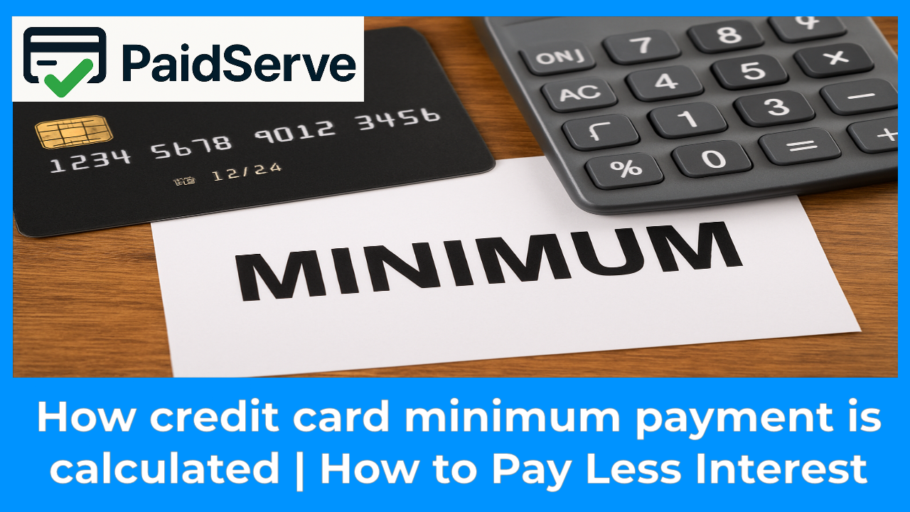 How credit card minimum payment is calculated | How to Pay Less Interest