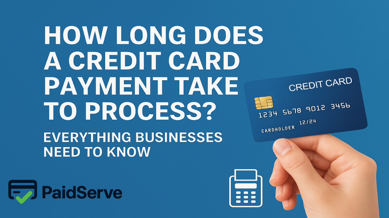 How long does credit card payment take to process